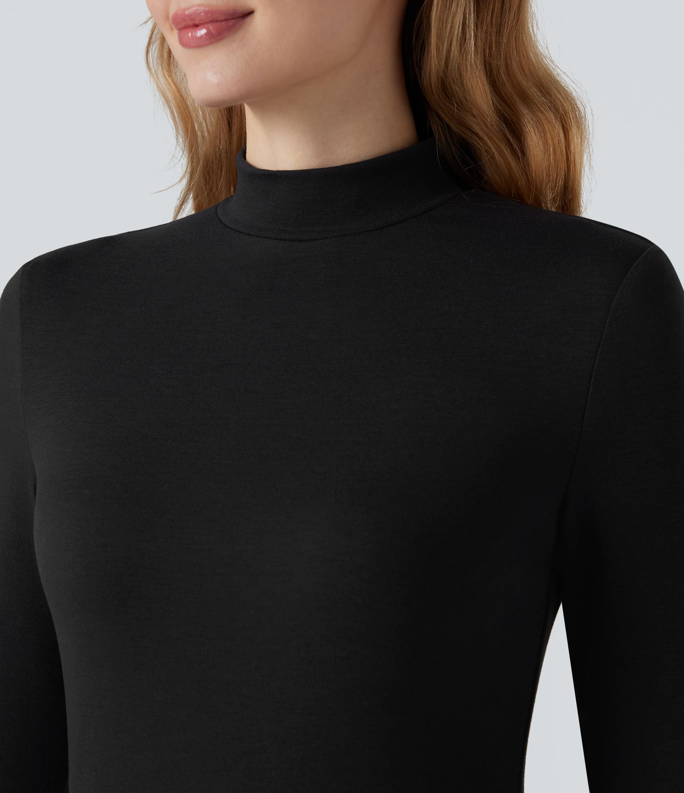 Haut chauffant col montant à manches longues Halara HeatCore