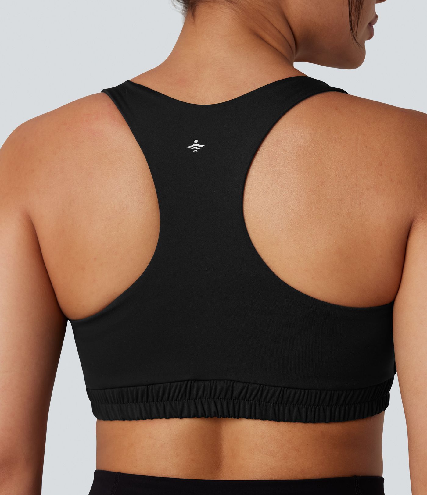 Low Support U Neck Racerback Yoga Sports Bra