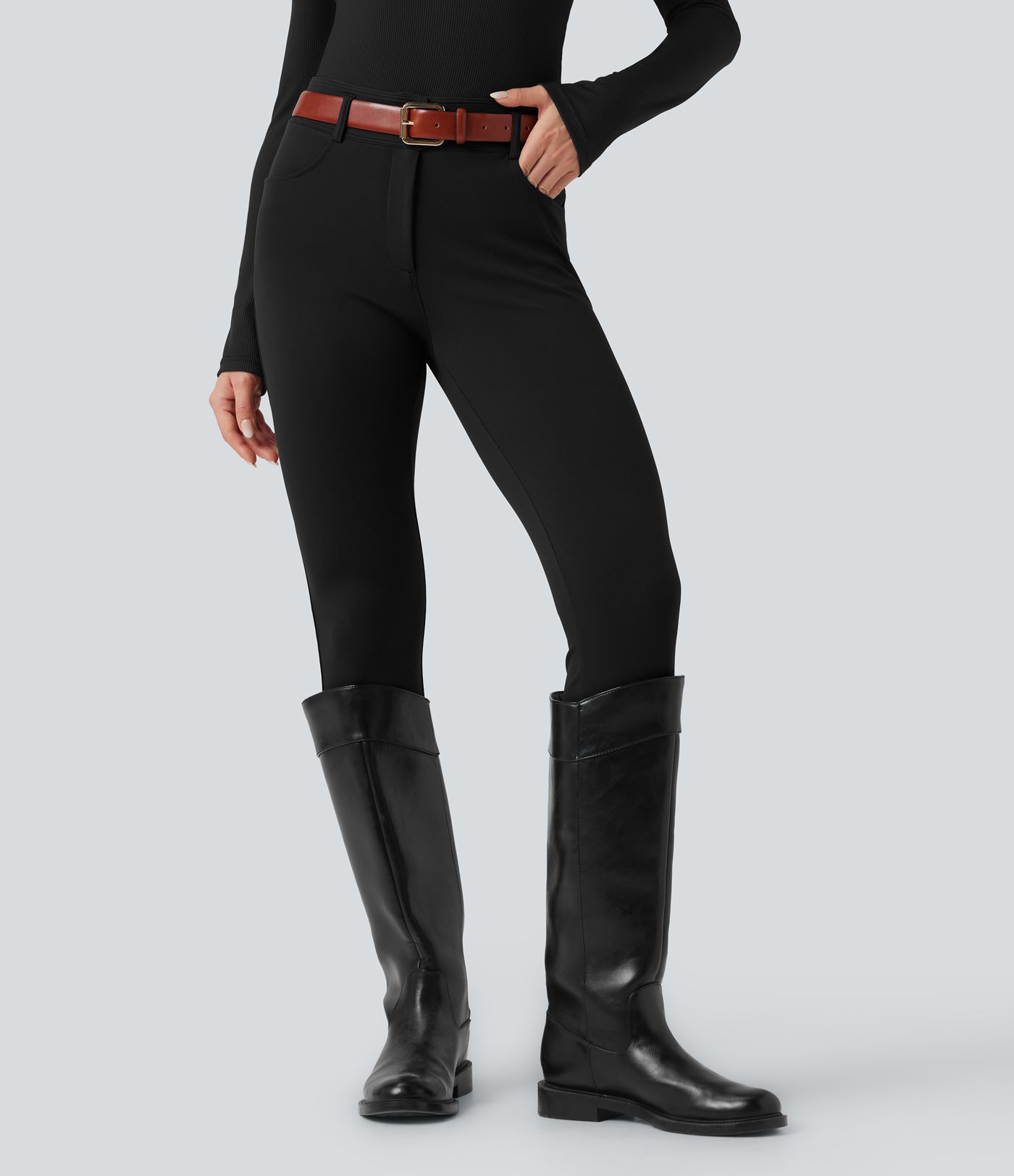 DayStretch Mid Rise 7/8 Skinny Pants with Pockets