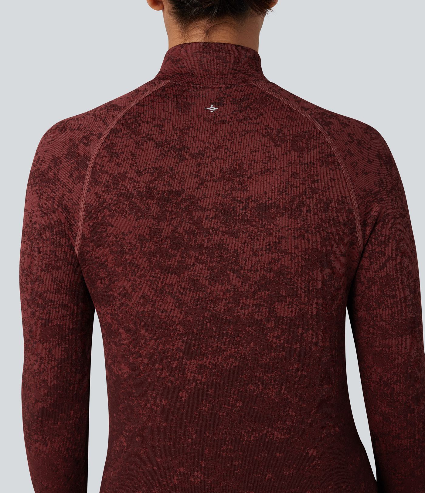 OneForm Seamless Flow Half Zip Long Sleeve Thumb Hole Workout Sports Top