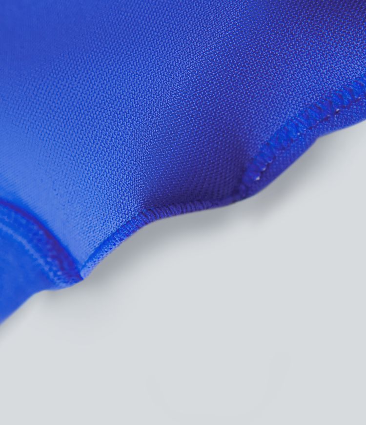 OneForm Seamless Flow Round Neck Long Sleeve Thumb Hole Cropped Yoga Sports Top