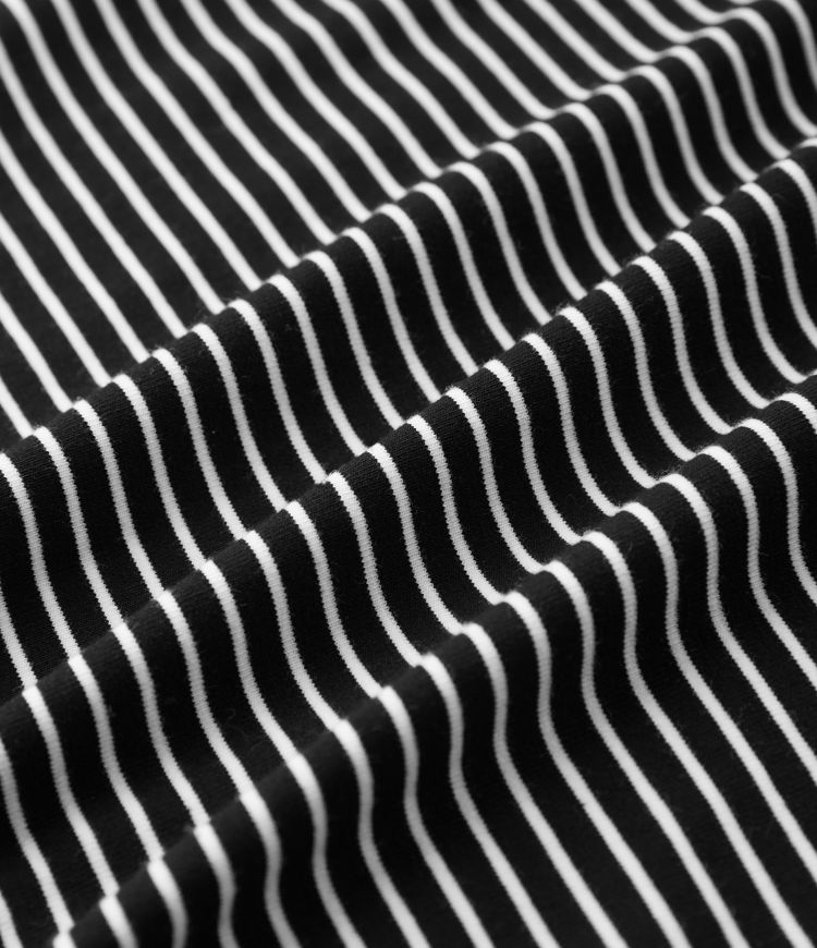 V-neck Long Sleeve Stripes Casual T-Shirt