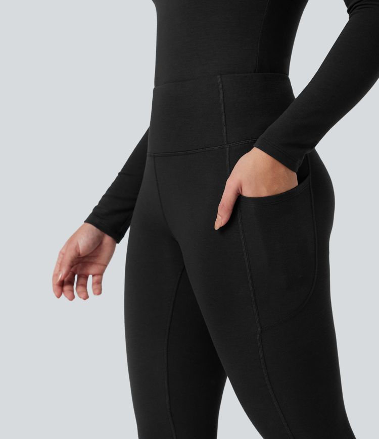 Halara HeatCore High Waisted Casual Warming Leggings with Pockets