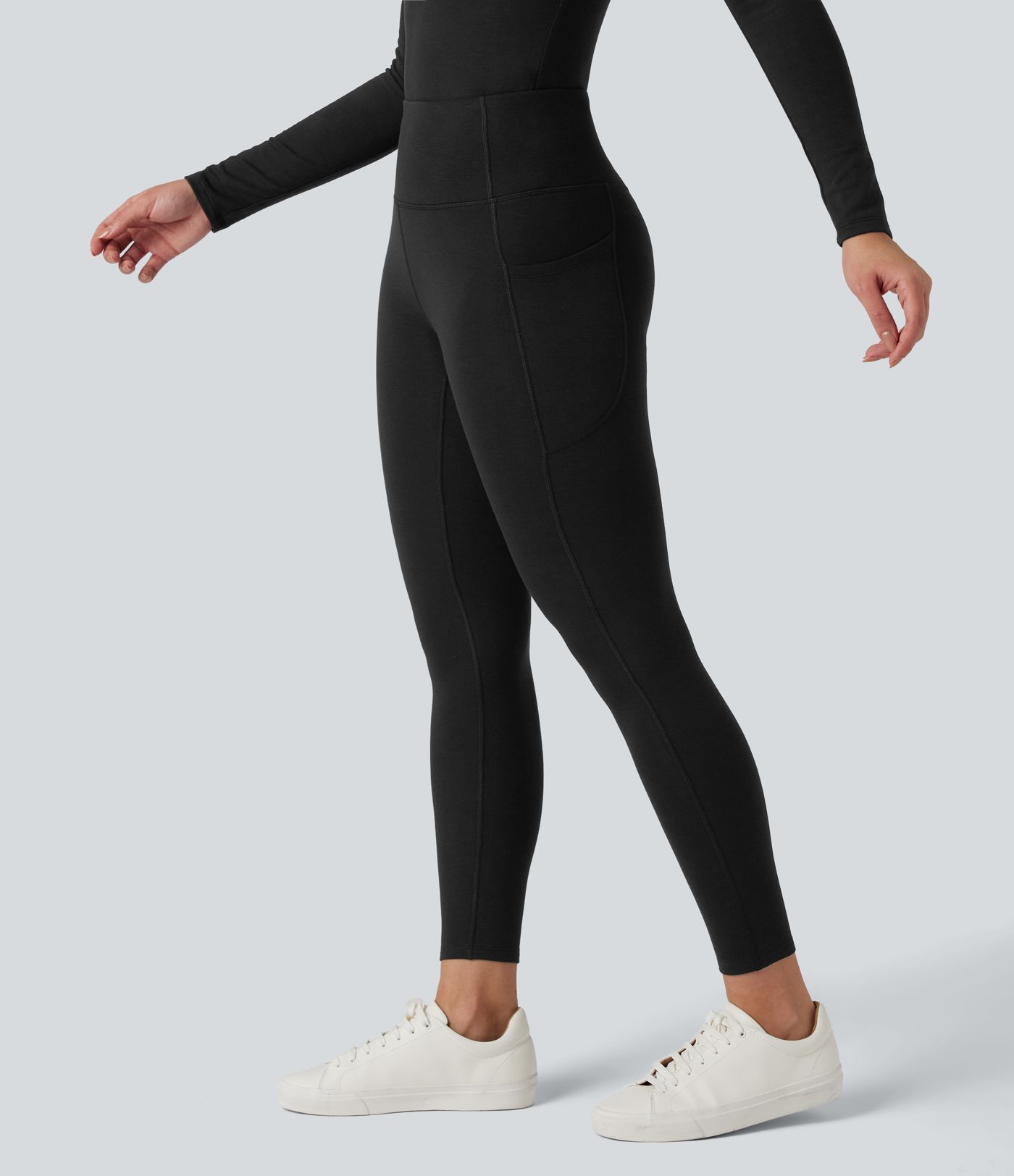 Halara HeatCore High Waisted Casual Warming Leggings with Pockets