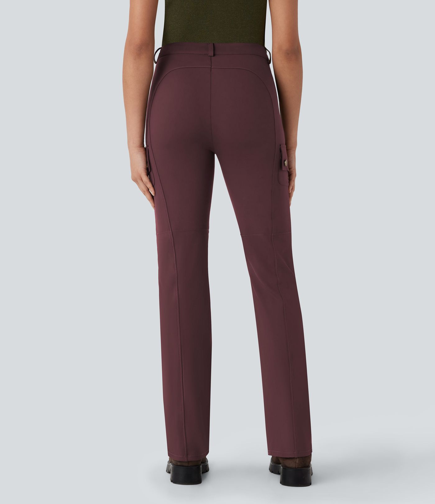 DayStretch Mid Rise Pockets Hiking Cargo Bootcut Pants