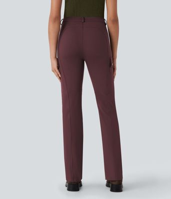 DayStretch Mid Rise Pockets Hiking Cargo Bootcut Pants