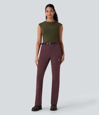 DayStretch Mid Rise Pockets Hiking Cargo Bootcut Pants