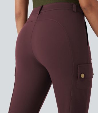 DayStretch Mid Rise Pockets Hiking Cargo Bootcut Pants