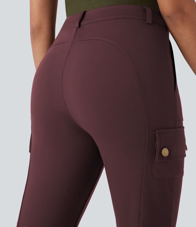 DayStretch Mid Rise Pockets Hiking Cargo Bootcut Pants