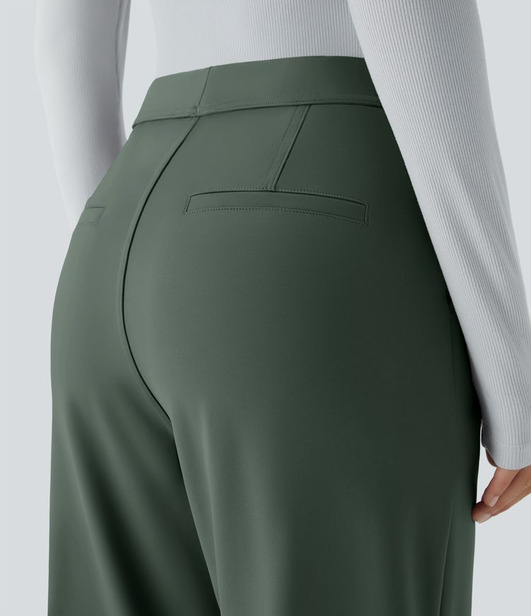 Halara Flex™ High Waisted Pocket Work Flared Trousers