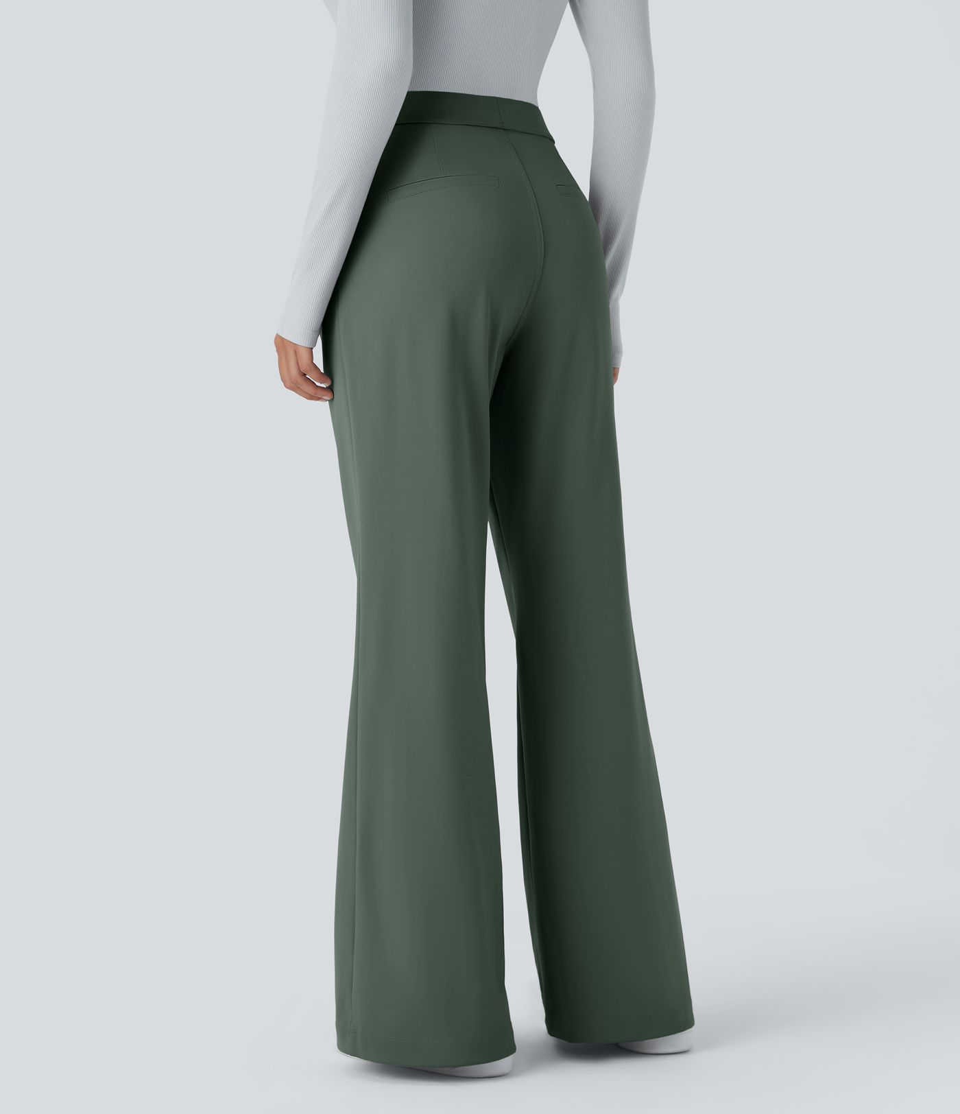 Halara Flex™ High Waisted Pocket Work Flared Trousers