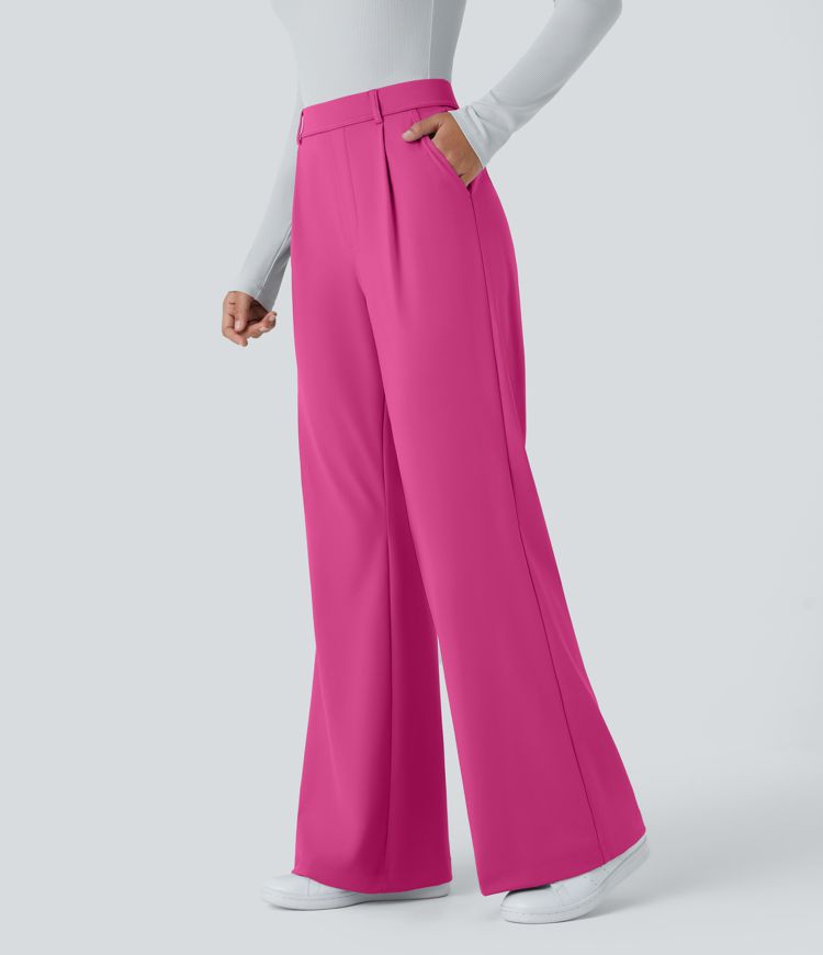 Halara Flex™ High Waisted Pocket Work Flare Trousers
