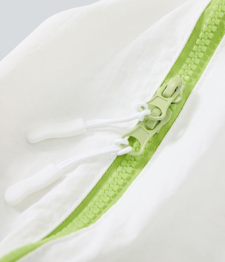 Sac de rangement zippé détente color block x2