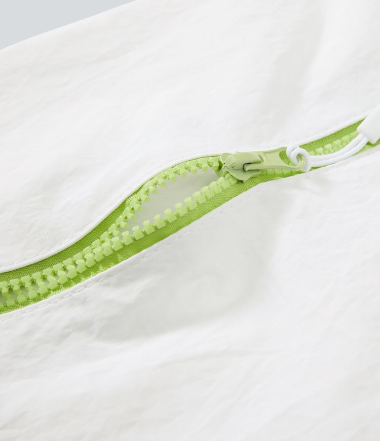 Sac de rangement zippé détente color block x2