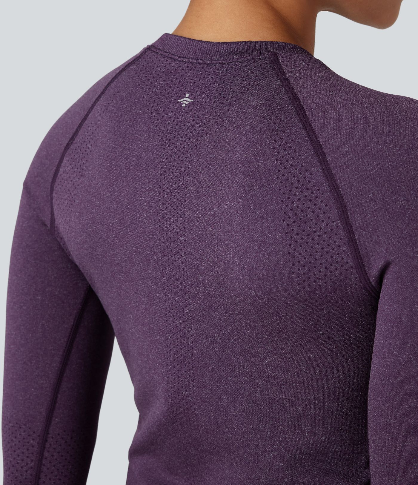 OneForm Seamless Flow Round Neck Raglan Long Sleeve Yoga Sports Top