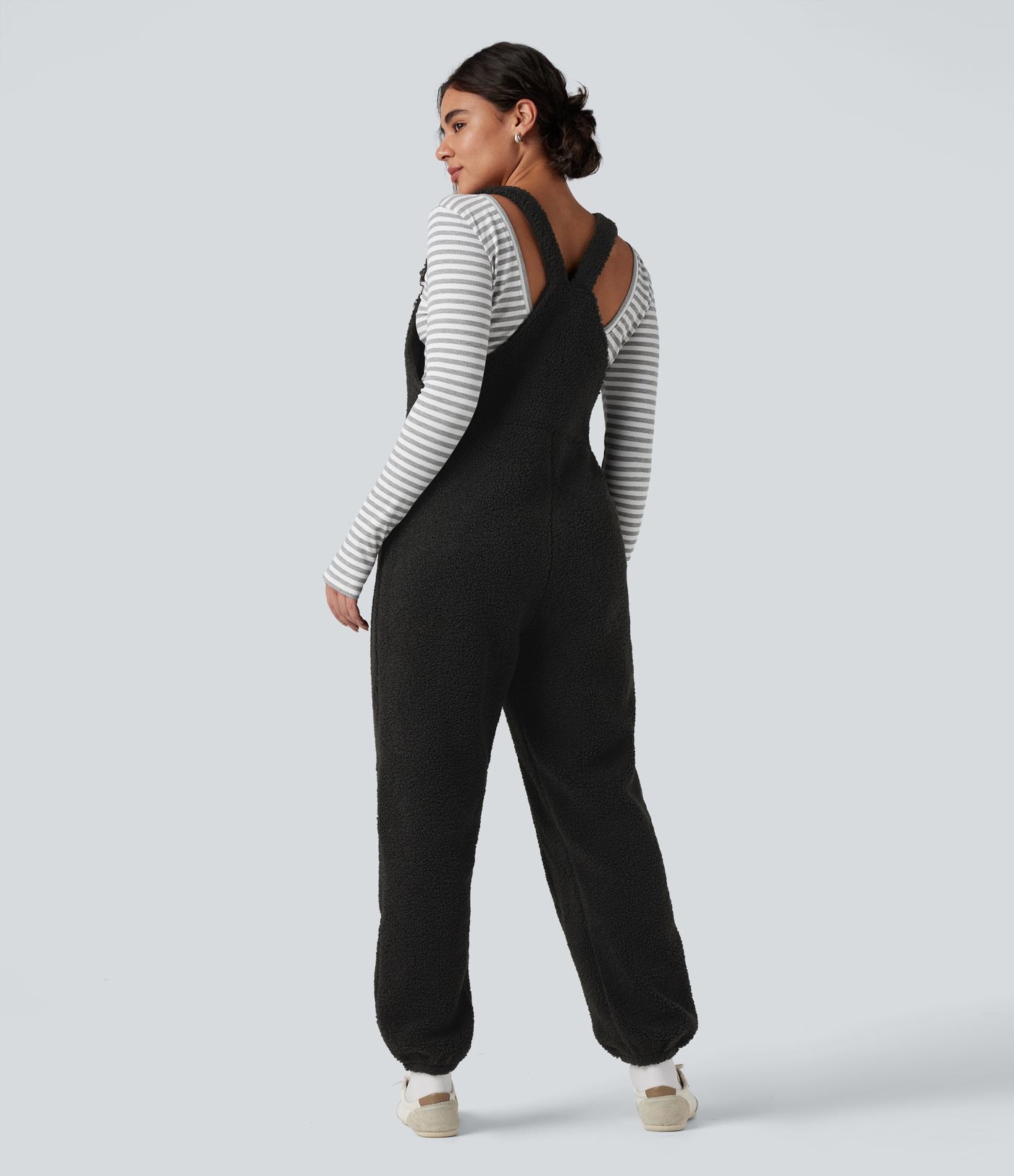 Salopette sherpa avec poches