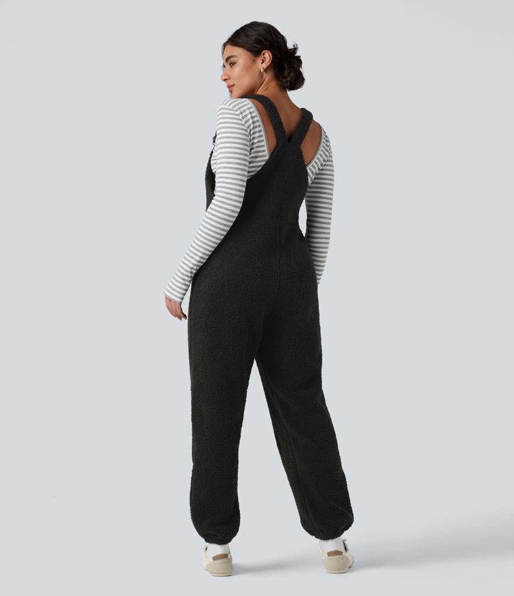 Salopette sherpa avec poches