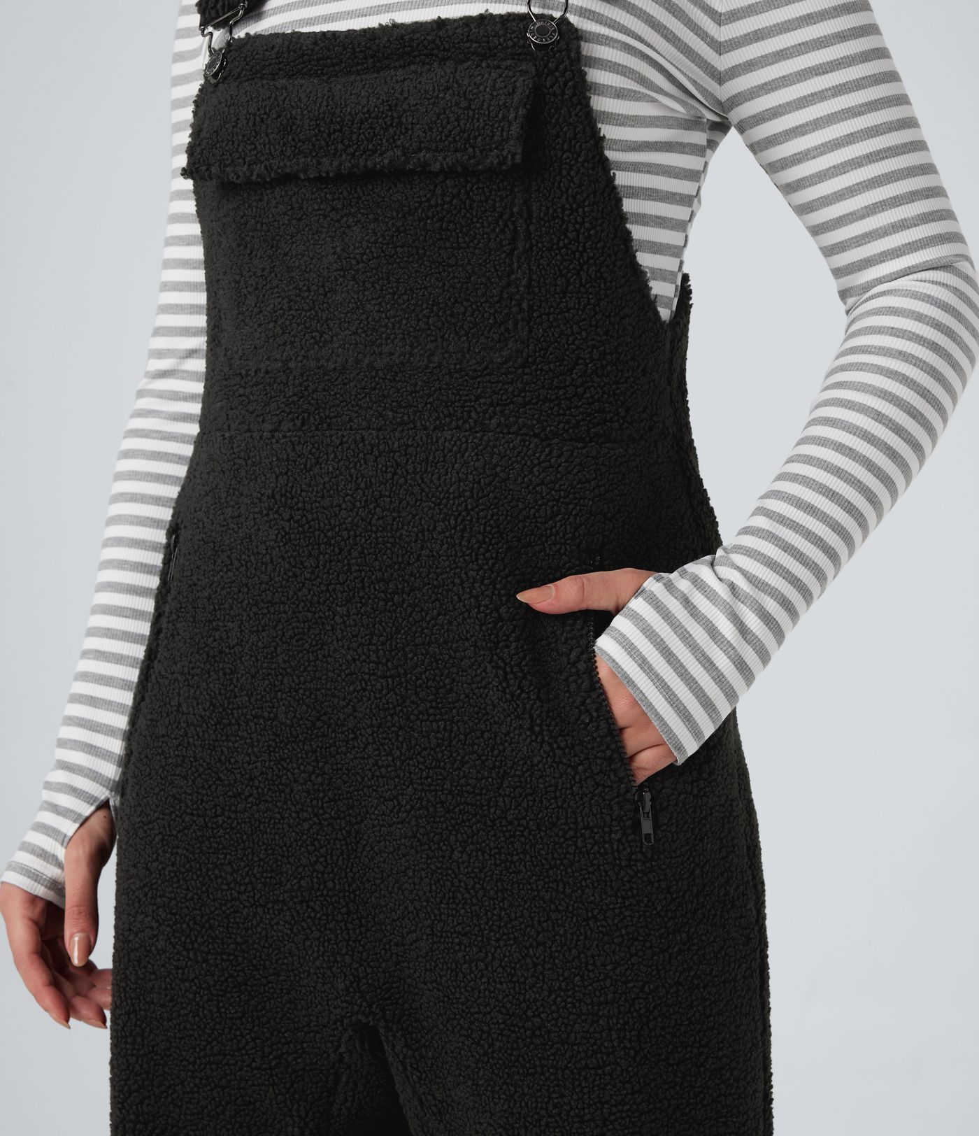 Salopette sherpa avec poches