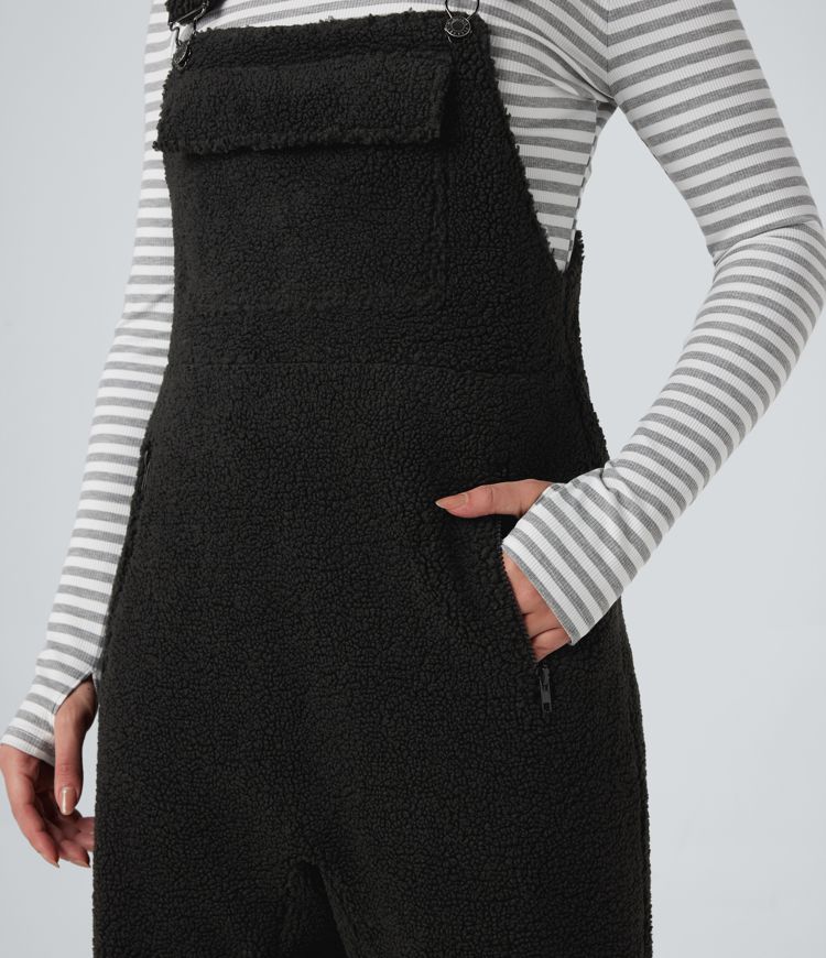 Salopette sherpa avec poches