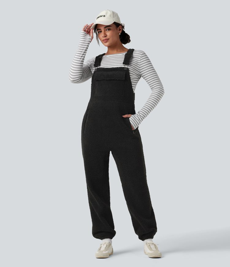 Salopette sherpa avec poches