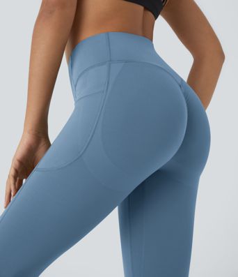 Halara UltraSculpt™ High Waisted Scrunch Butt Lifting Tummy Control Pocket Shaping Capri Training Leggings