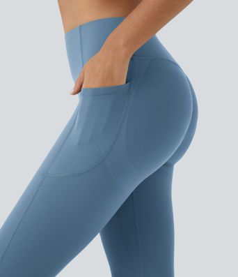 Halara UltraSculpt™ High Waisted Scrunch Butt Lifting Tummy Control Pocket Shaping Capri Training Leggings