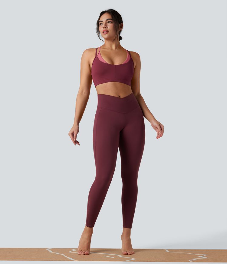 SoftlyZero™ Airy 2-in-1 Yoga Sports Bra Cool-touch Light Support - UPF50+