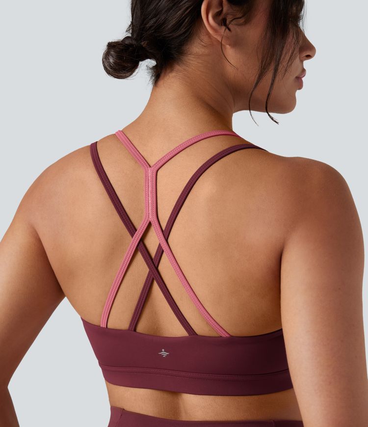 SoftlyZero™ Airy 2-in-1 Yoga Sports Bra Cool-touch Light Support - UPF50+