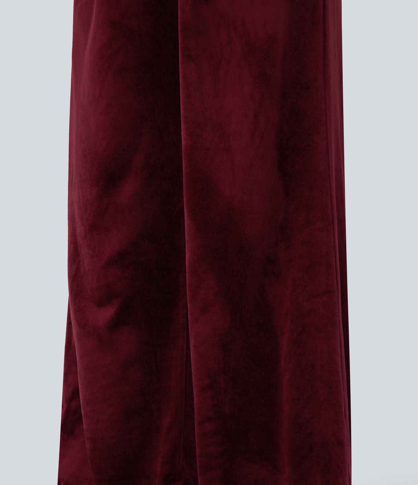 V-neck Puff Long Sleeve Contrast Mesh Velvet Party Jumpsuit with Pockets