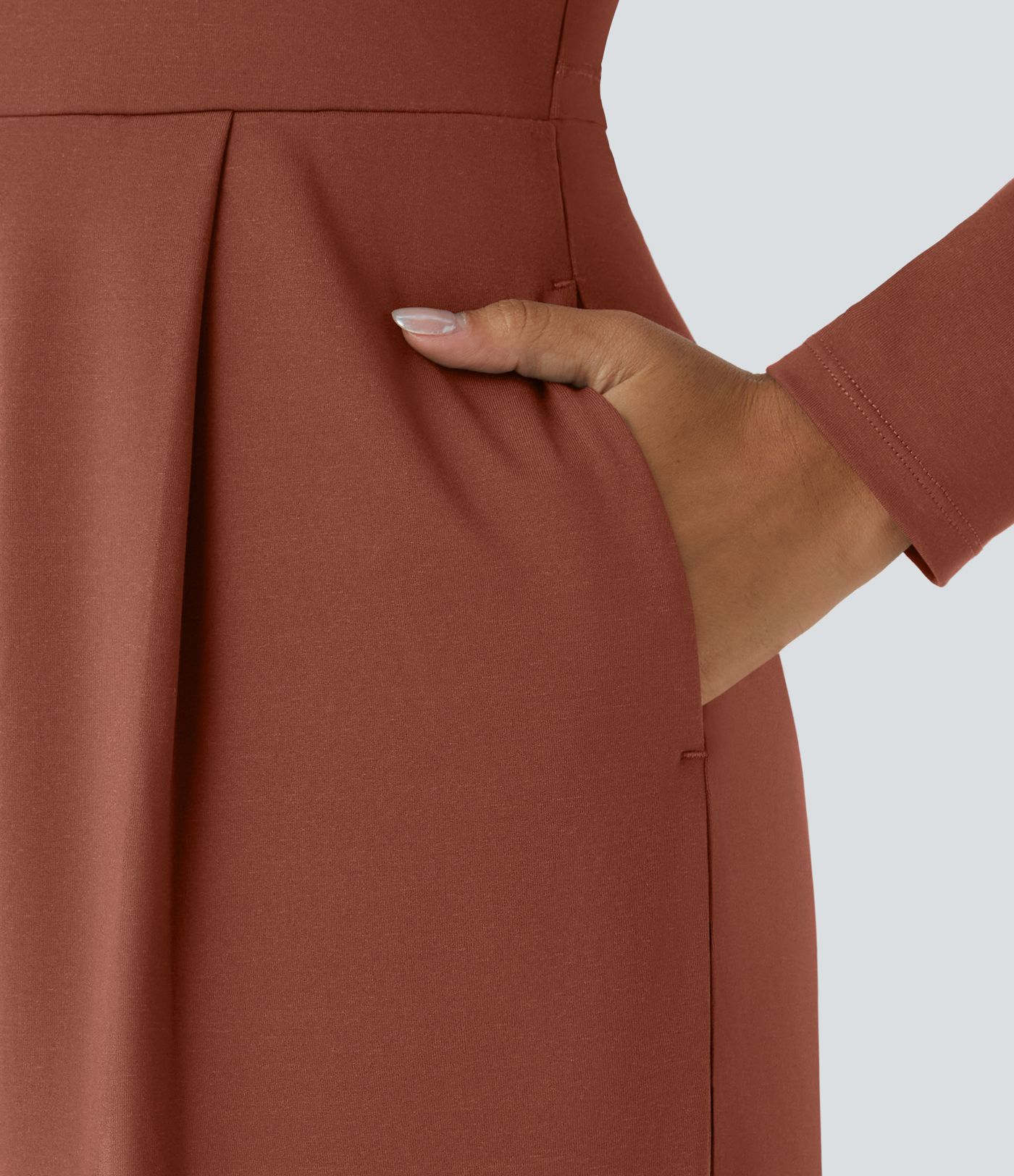 Combinaison de cérémonie à manches longues, coupe large avec poches latérales et zip invisible - Édition Easy Peasy