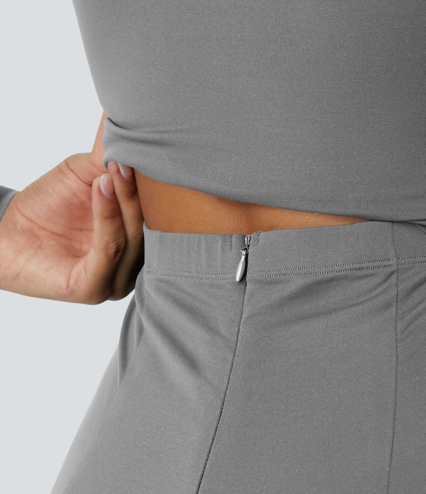 Long Sleeve Pocket Wide Leg Jumpsuit-Easy Peezy