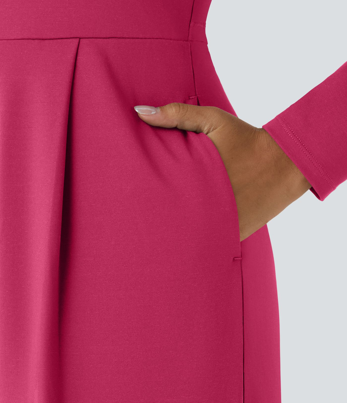 Combinaison de cérémonie à manches longues, coupe large avec poches latérales et zip invisible - Édition Easy Peasy