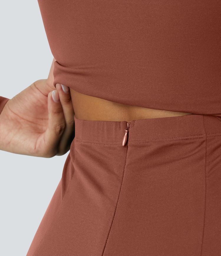 Combinaison de cérémonie à manches longues, coupe large avec poches latérales et zip invisible - Édition Easy Peasy