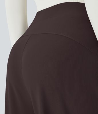 Halara Flex™ High Waisted Body Sculpt Waist-Slimming Pocket Wide Leg Micro Waffle Work Pants