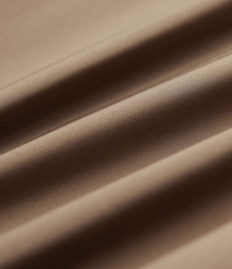 Durable Water Repellent Collar Curved Hem Casual Padded Jacket with Pockets