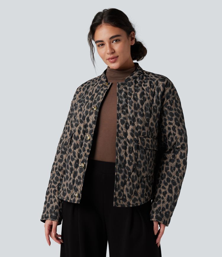 Doudoune réversible déperlante ourlet arrondi avec poches