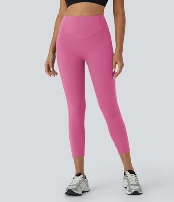 Halara UltraSculpt™ High Waisted Scrunch Butt Lifting Tummy Control Pocket Shaping Capri Training Leggings