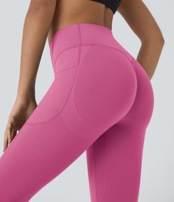 Halara UltraSculpt™ High Waisted Scrunch Butt Lifting Tummy Control Pocket Shaping Capri Training Leggings