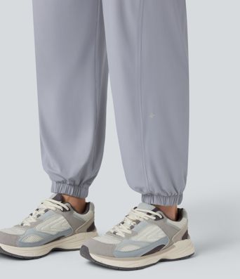 Mid Rise Cool Touch Hiking Joggers with Pockets-UPF50+