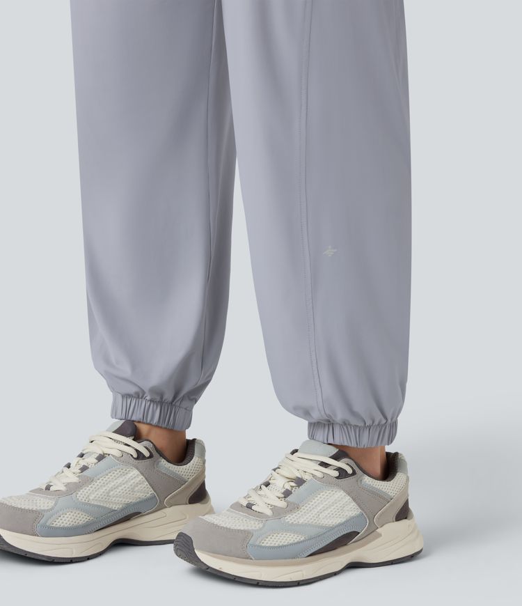 Mid Rise Cool Touch Hiking Joggers with Pockets-UPF50+