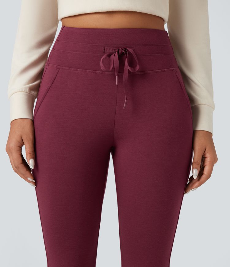 Halara HeatCore High Waisted Drawstring Warming Casual Joggers with Pockets