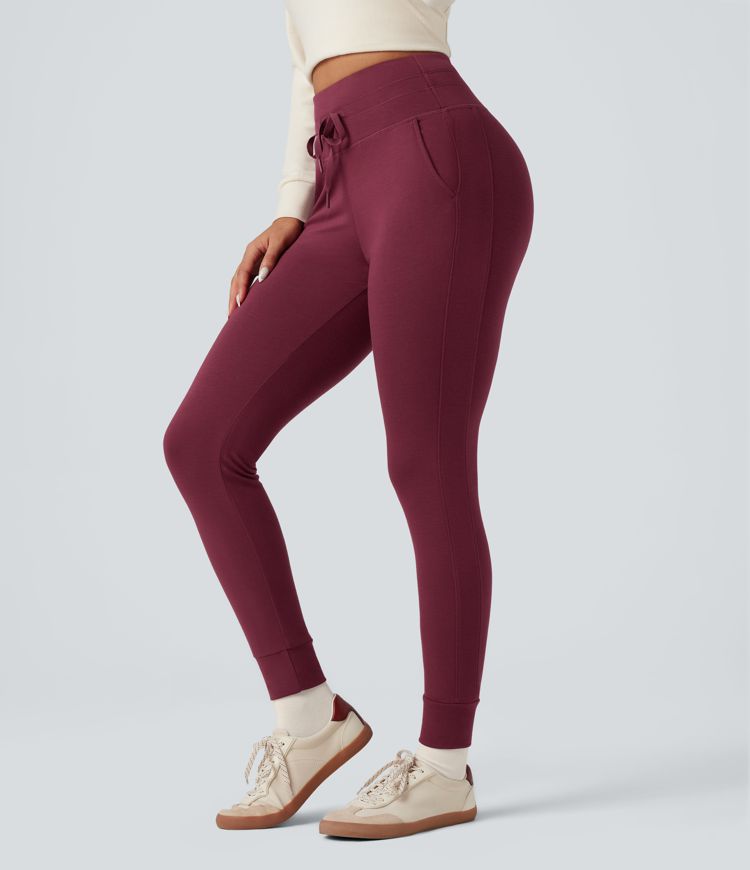 Halara HeatCore High Waisted Drawstring Warming Casual Joggers with Pockets