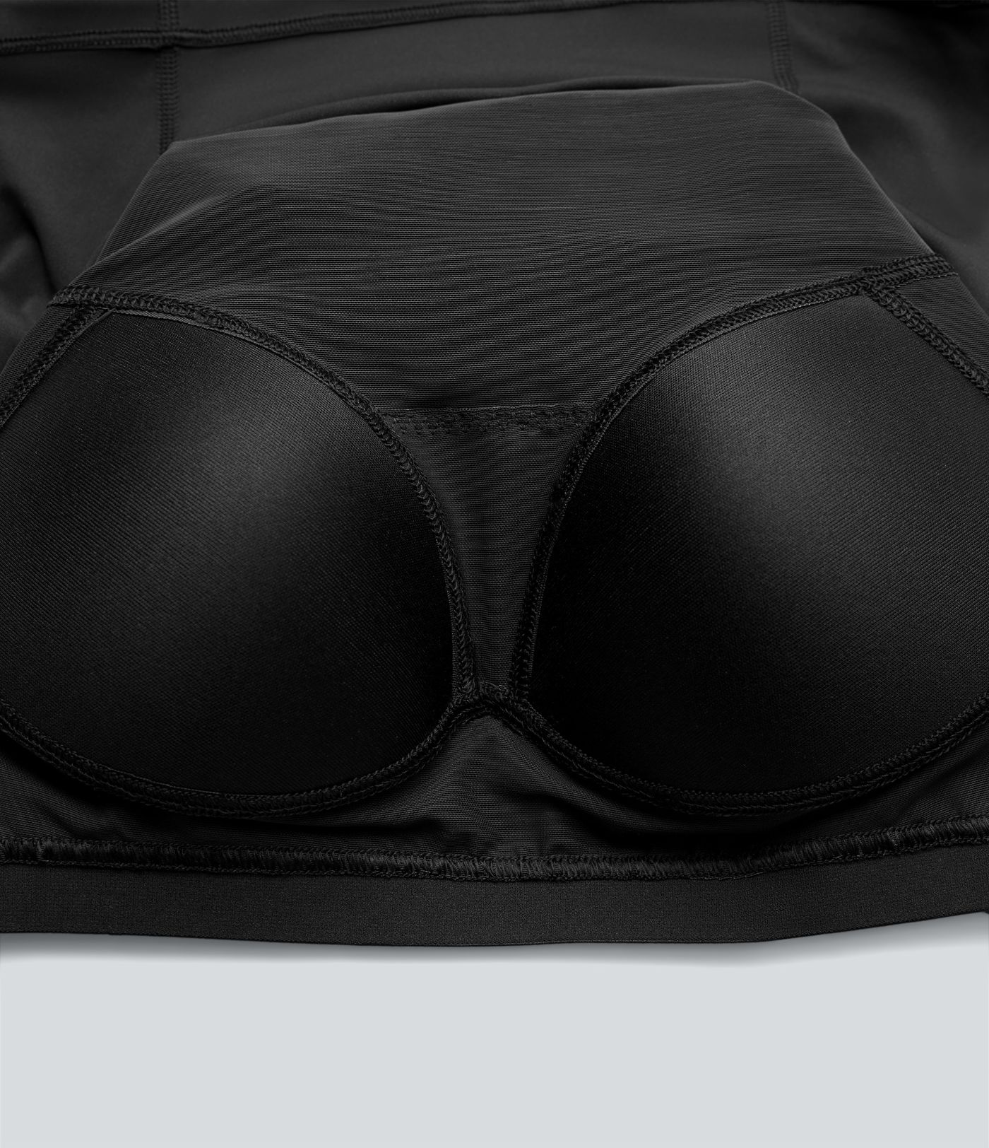 SoftlyZero™ Airy Push-Up Long Sleeve Thumb Hole Contrast Mesh Cool Touch Yoga Sports Top-UPF50+