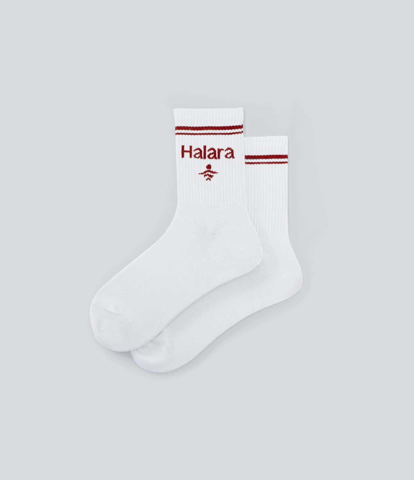 Halara Pickleball-Crew-Socken mit Buchstaben