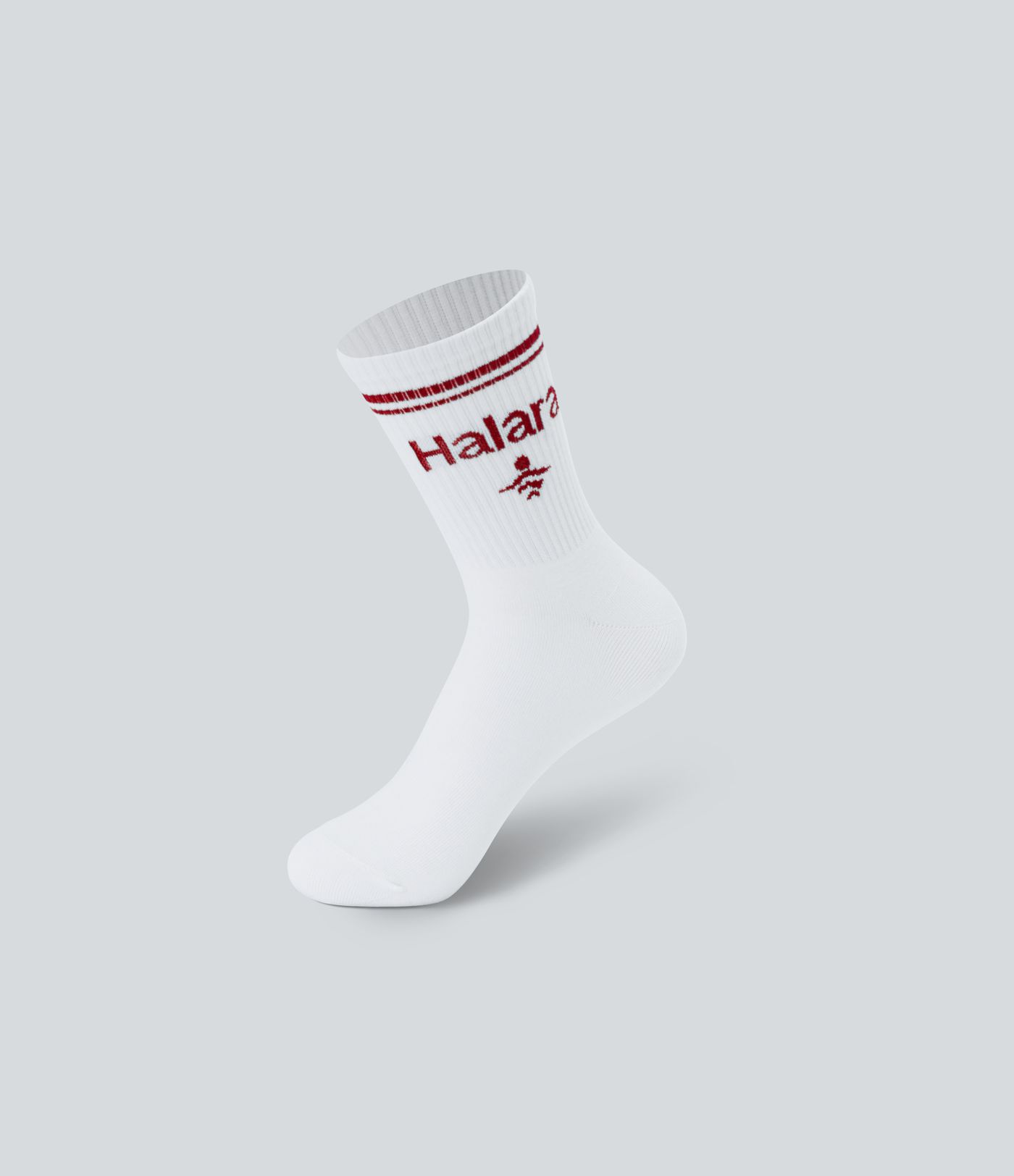 Halara Pickleball-Crew-Socken mit Buchstaben