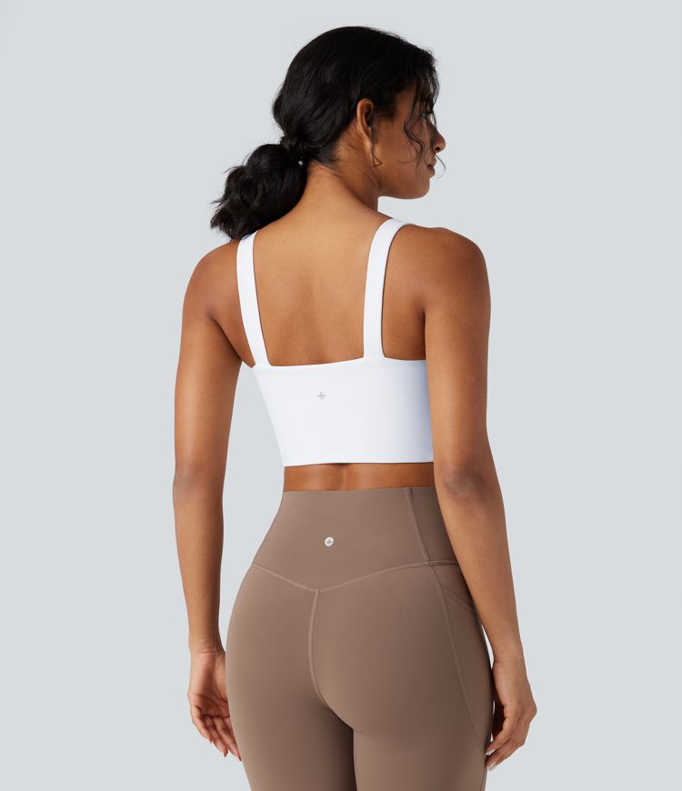 Halara UltraSculpt™ Light Support Molded Cups Push-Up Yoga Sports Bra