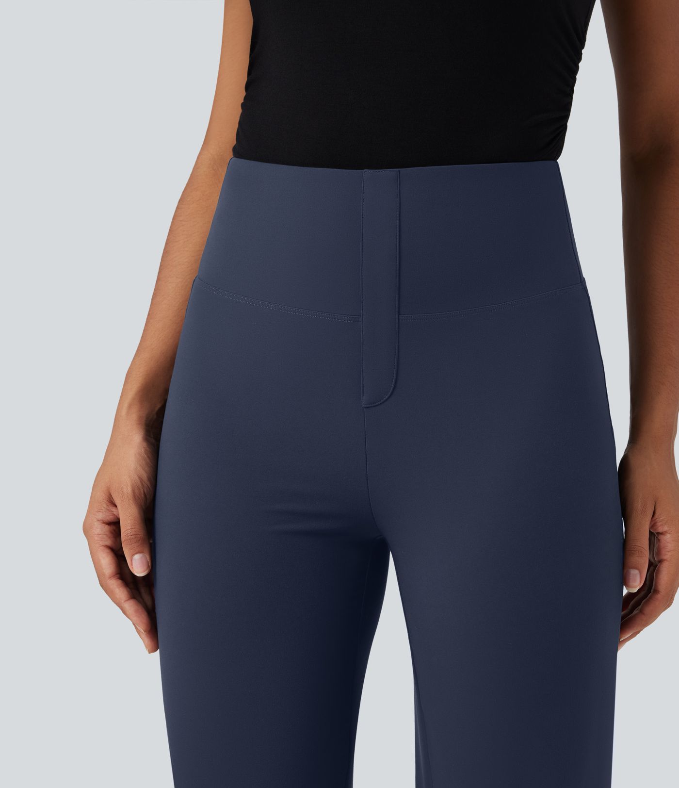 Halara UltraSculpt™ High Waisted Tummy Control Straight Leg Work Pants with Pockets