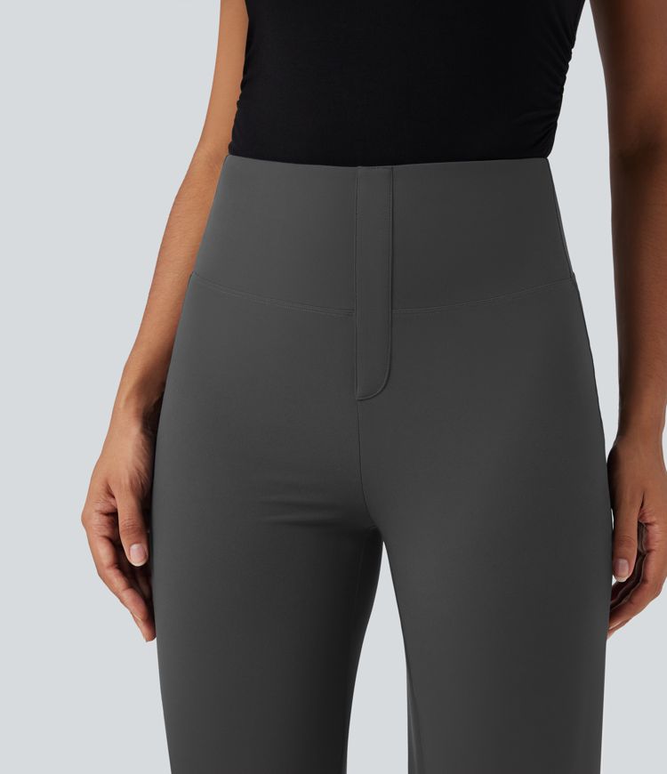 Halara UltraSculpt™ High Waisted Tummy Control Straight Leg Work Pants with Pockets