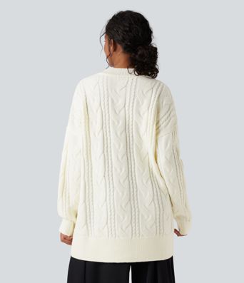 V Neck Long Sleeve Casual Cardigan