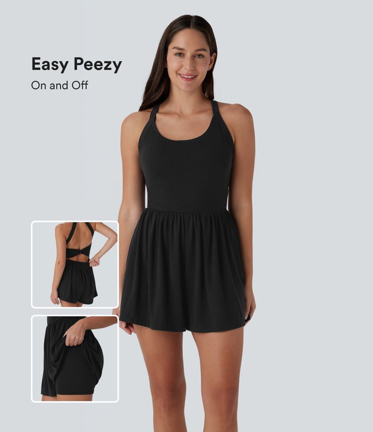 Pocket 2-in-1 Romper-Easy Peezy Edition